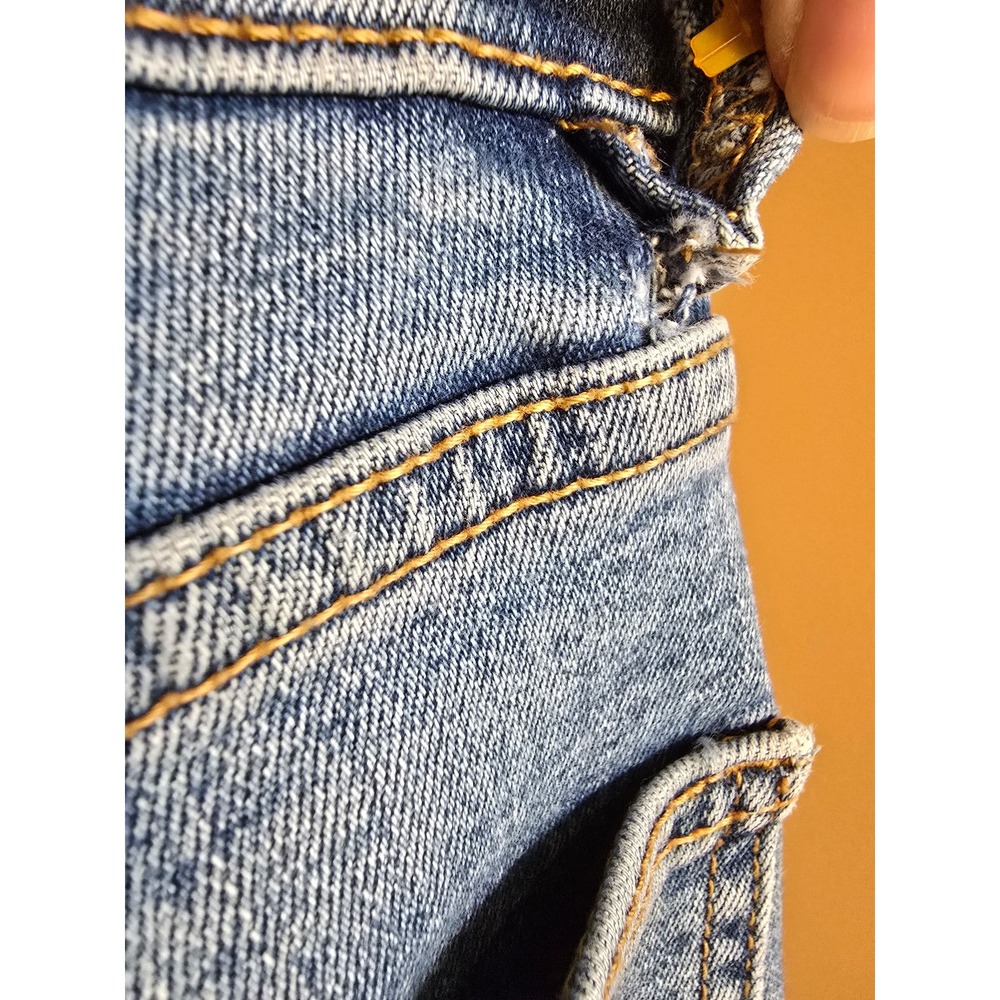 Zara straight leg frayed jeans women's size 2 - Picture 5 of 10